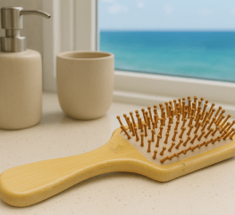 Brosse en bambou rectangulaire